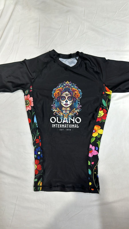 Dia de Los Muertos Female Short Sleeve Rashguard