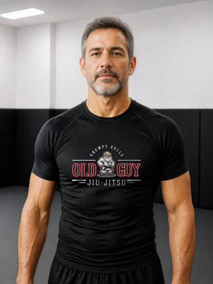 Old Guy / Old Gal Short Sleeve Rashguard